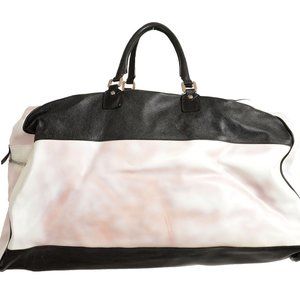 Gianfranco Ferre GF 100% Leather  Travel Duffel  Bag